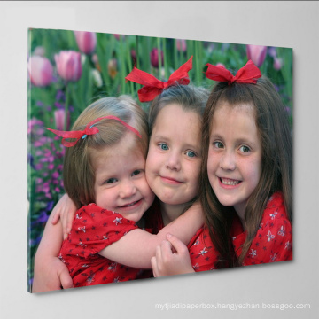 Custom Art Design Thick Block Wall Mounted Acrylic Print Photo Frame with magnet